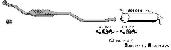 ERNST 080043 Exhaust System